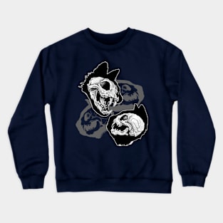 skull cats Crewneck Sweatshirt